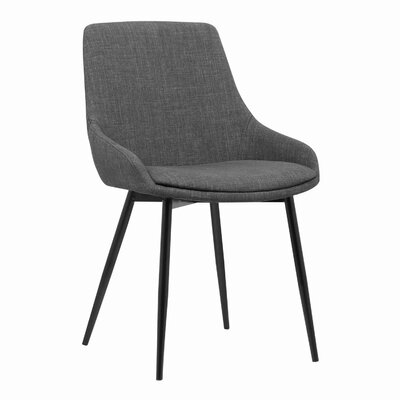 Mclellan Fabric Upholstered Side Chair in Gray - Image 0