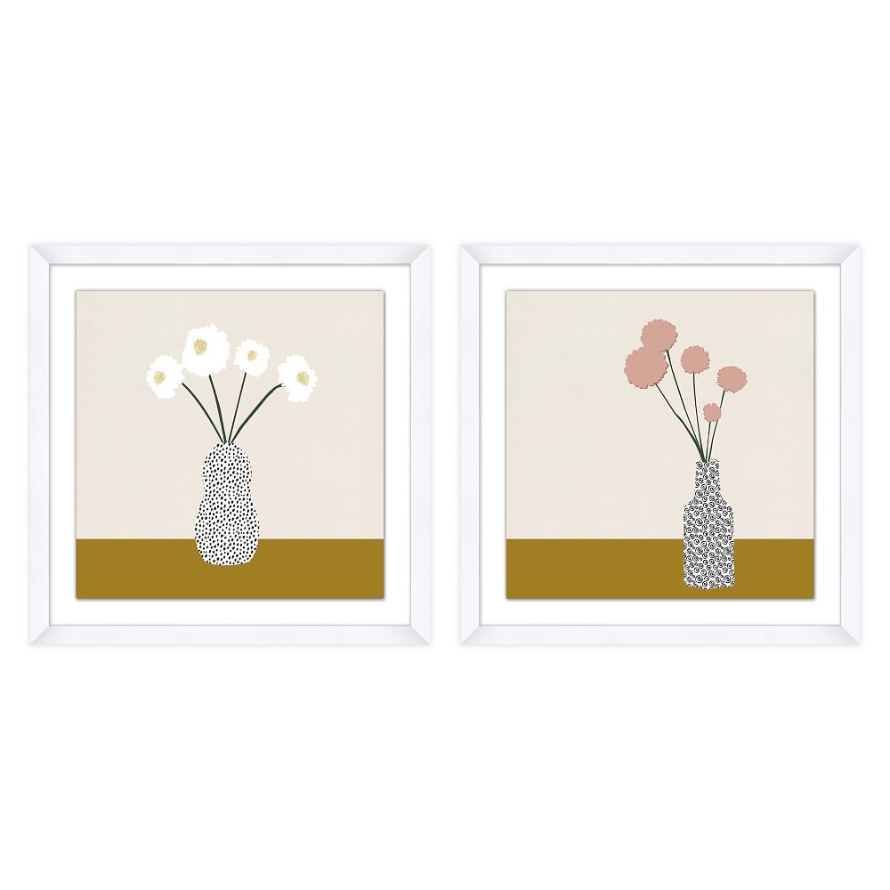 Graphic Vase Set 1, Small, Set of 2 - Image 0