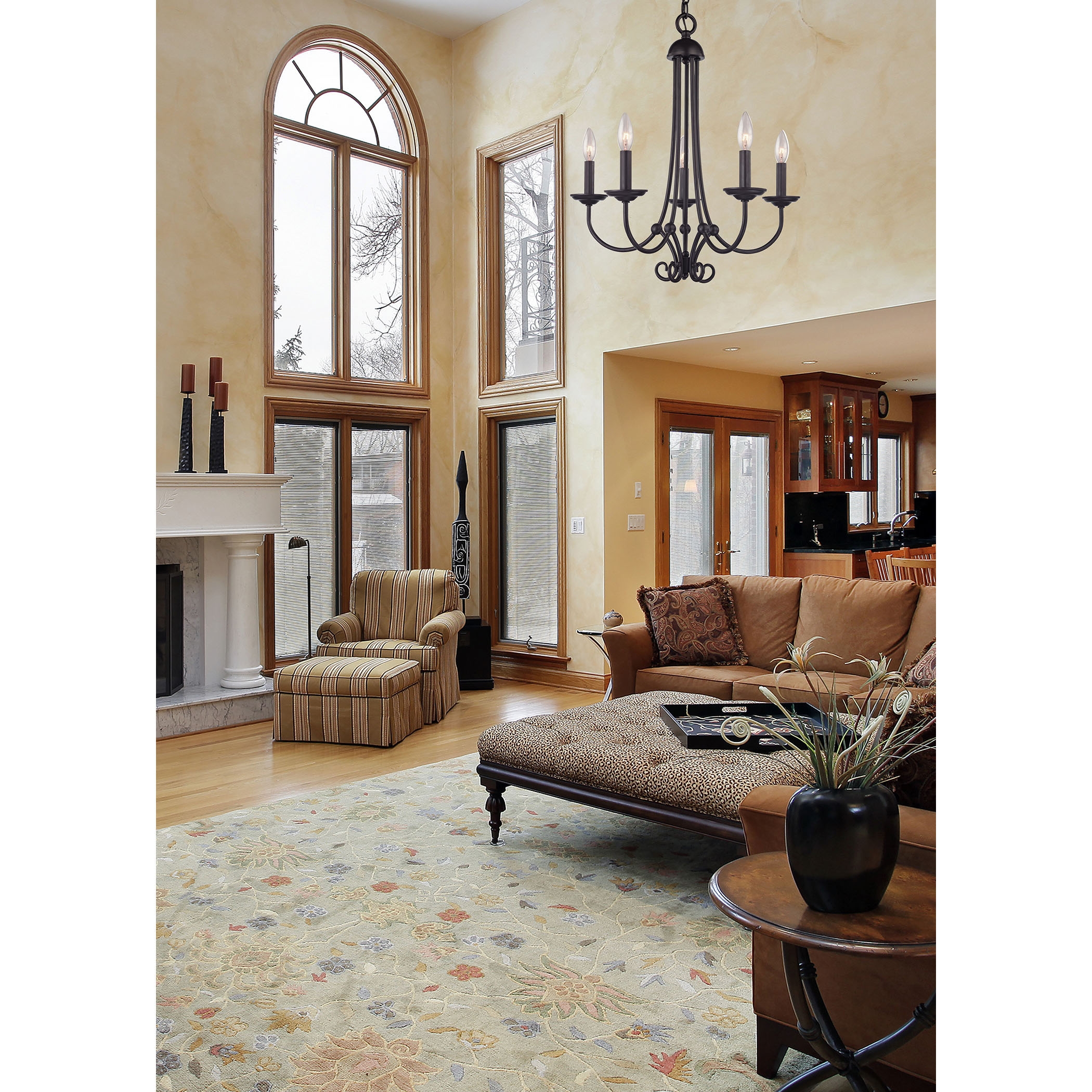 Williamsport 20'' Wide 5-Light Chandelier - Oil Rubbed Bronze - Image 5