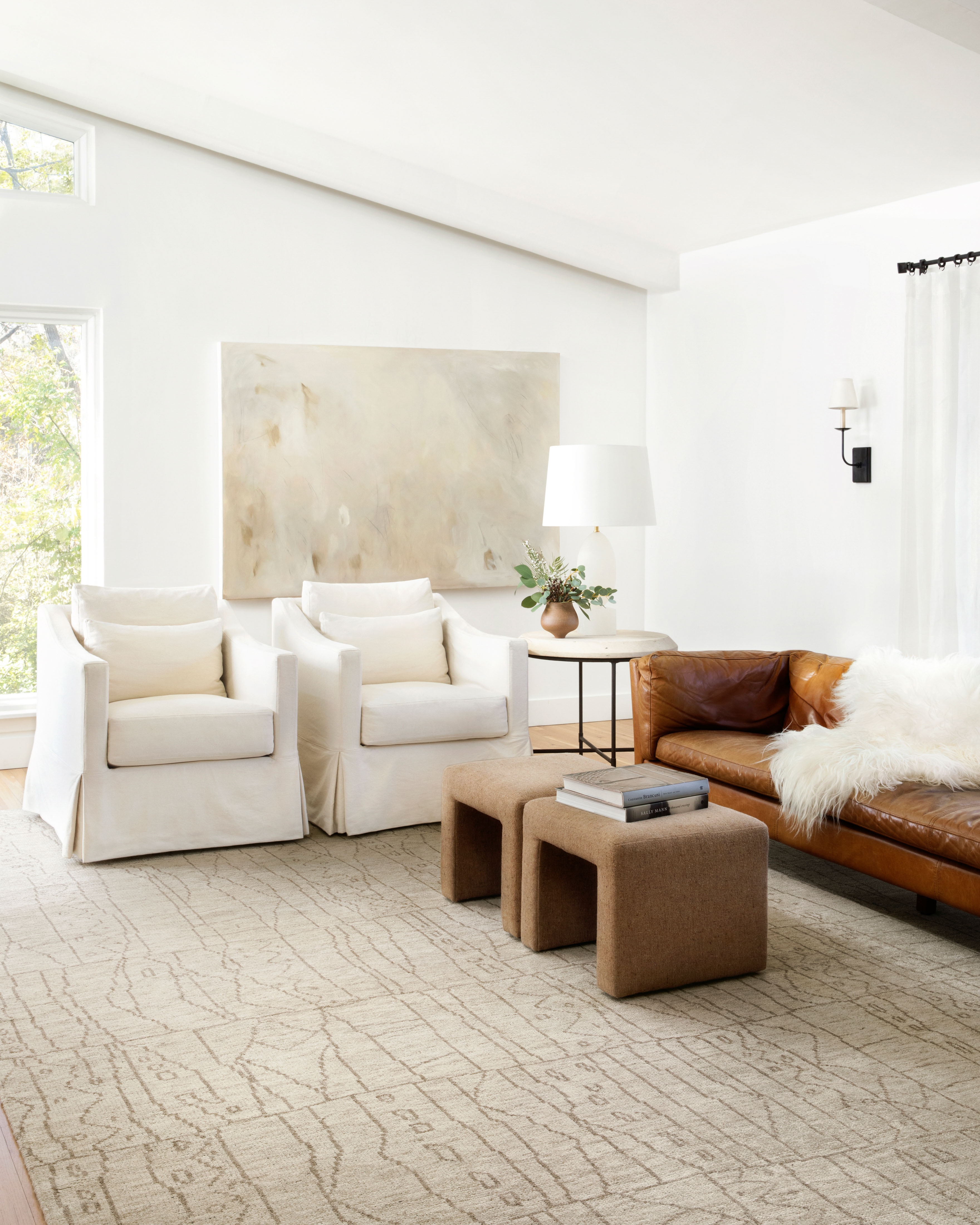 Loloi Odyssey Sand / Taupe 18" x 18" Sample - Image 1