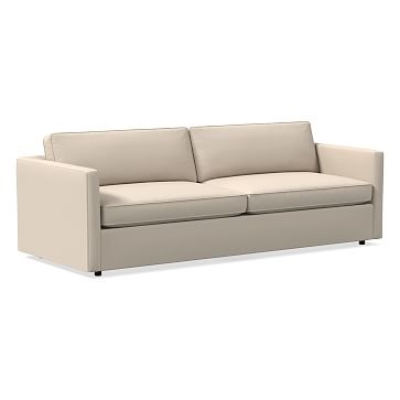 Harris 96" Sofa, Poly, Performance Washed Canvas, Natural, Concealed Supports - Image 0