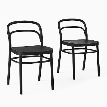 Maria Dining Chair, Black, Set of 2 - Image 0