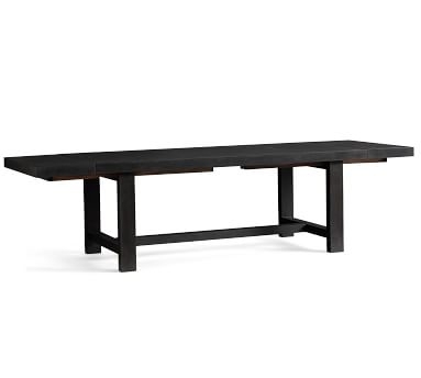 Reed Extending Dining Table, Warm Black, - Image 2