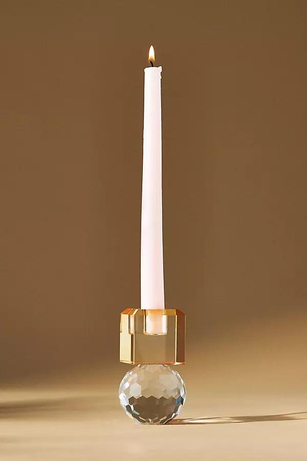 Cut Glass Candle Holder - Image 0