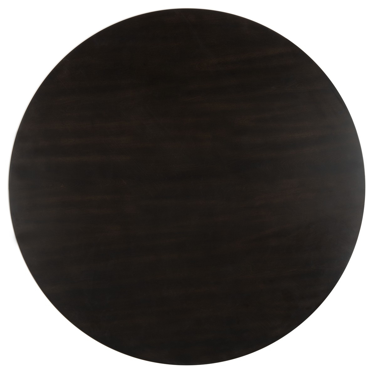 Luis Round Wood Dining Table - Black Charcoal - Image 5