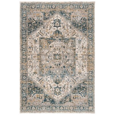Valencia 568 Area Rug In Ivory/Blue - Image 0