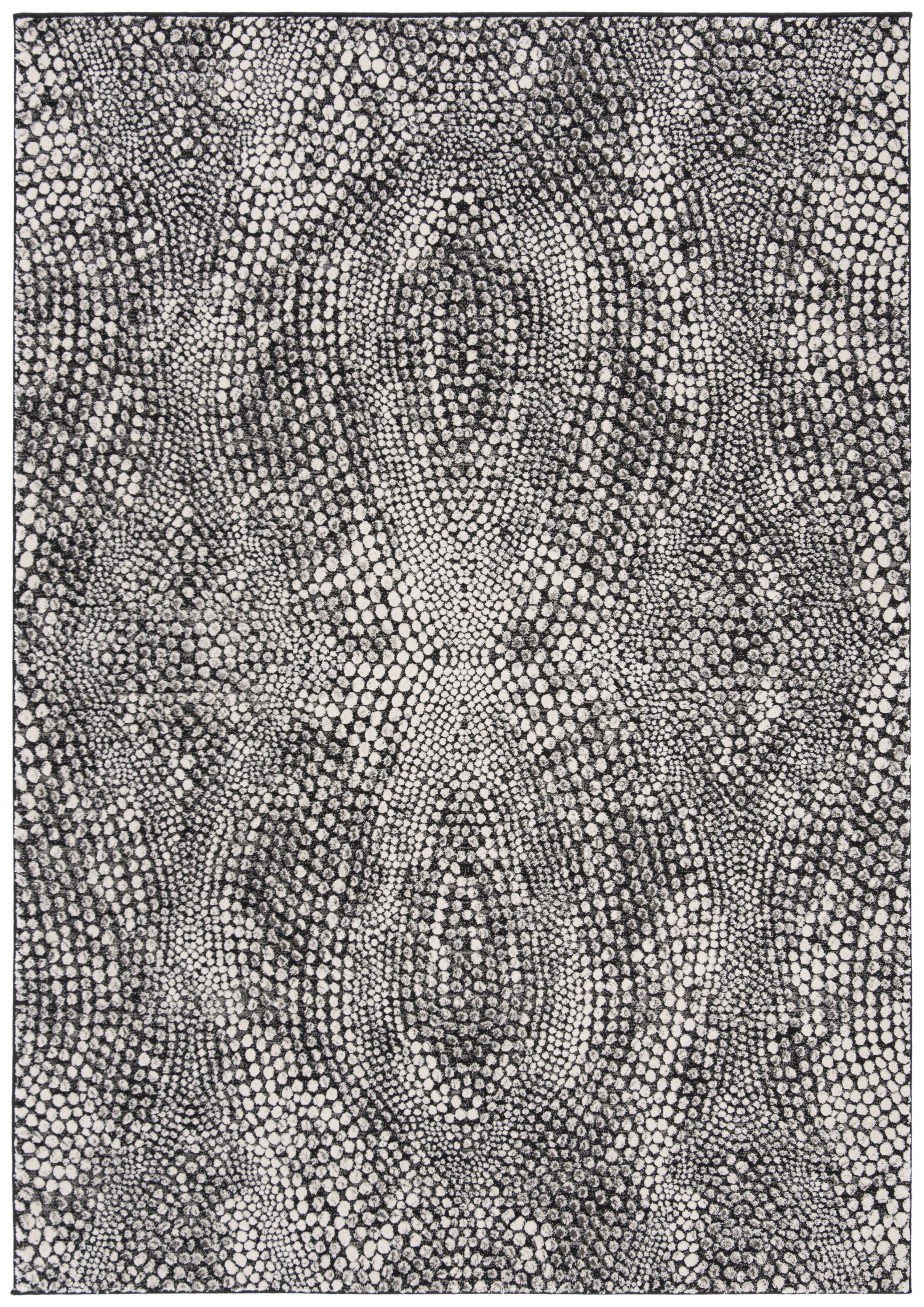 Arlo Home Woven Area Rug, LUR185Z, Black/Light Grey,  4' X 6' - Image 0