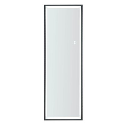 LED Full Length Lighted Mirror Wall Mounted Dressing Mirror Dimmer Touch Switch - Image 0