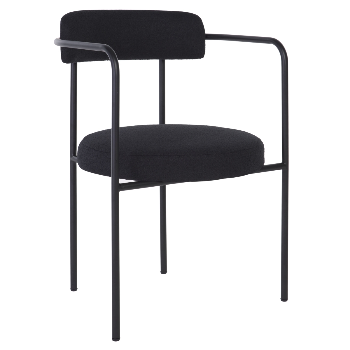 Andrean Dining Arm Chair - Black - Image 5