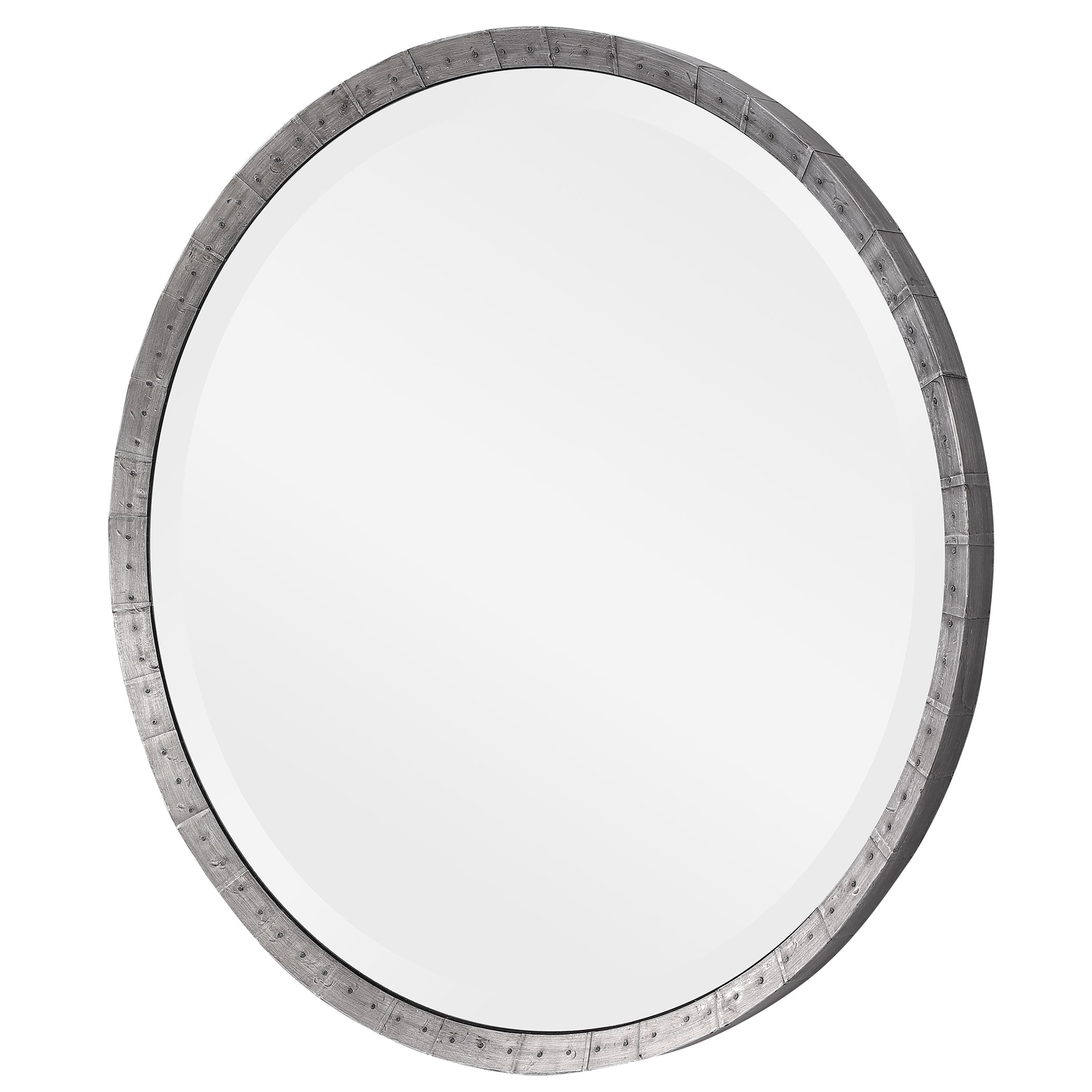Bartow Industrial Round Mirror - Image 2