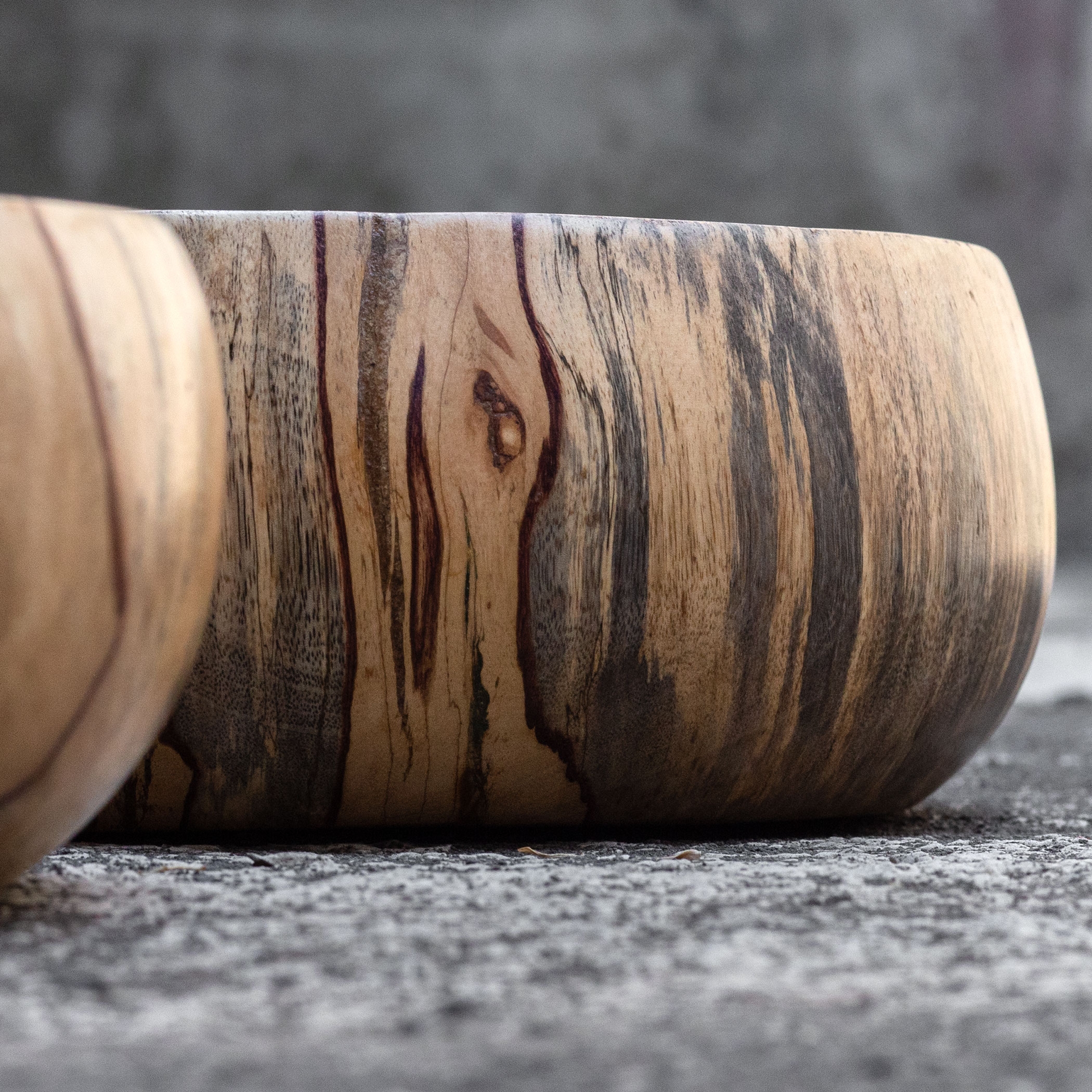 Tamarind Wood Bowls, S/2 - Image 2