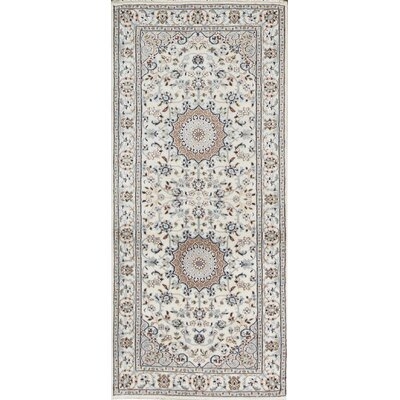 One-of-a-Kind Walton Hand-Knotted Beige/Gray 2'9" x 6'2" Runner Area Rug - Image 0