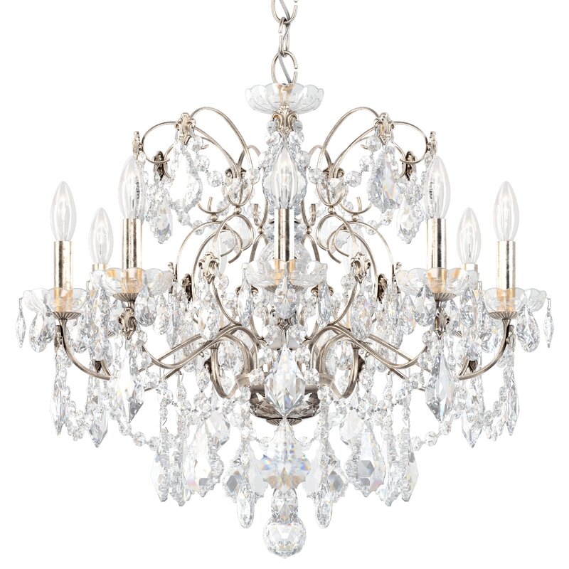 Schonbek Century 9-Light Candle Style Classic / Traditional Chandelier - Image 0