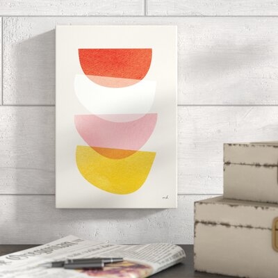 Balance II Warm by Moira Chocolate - Print on Canvas - Image 0