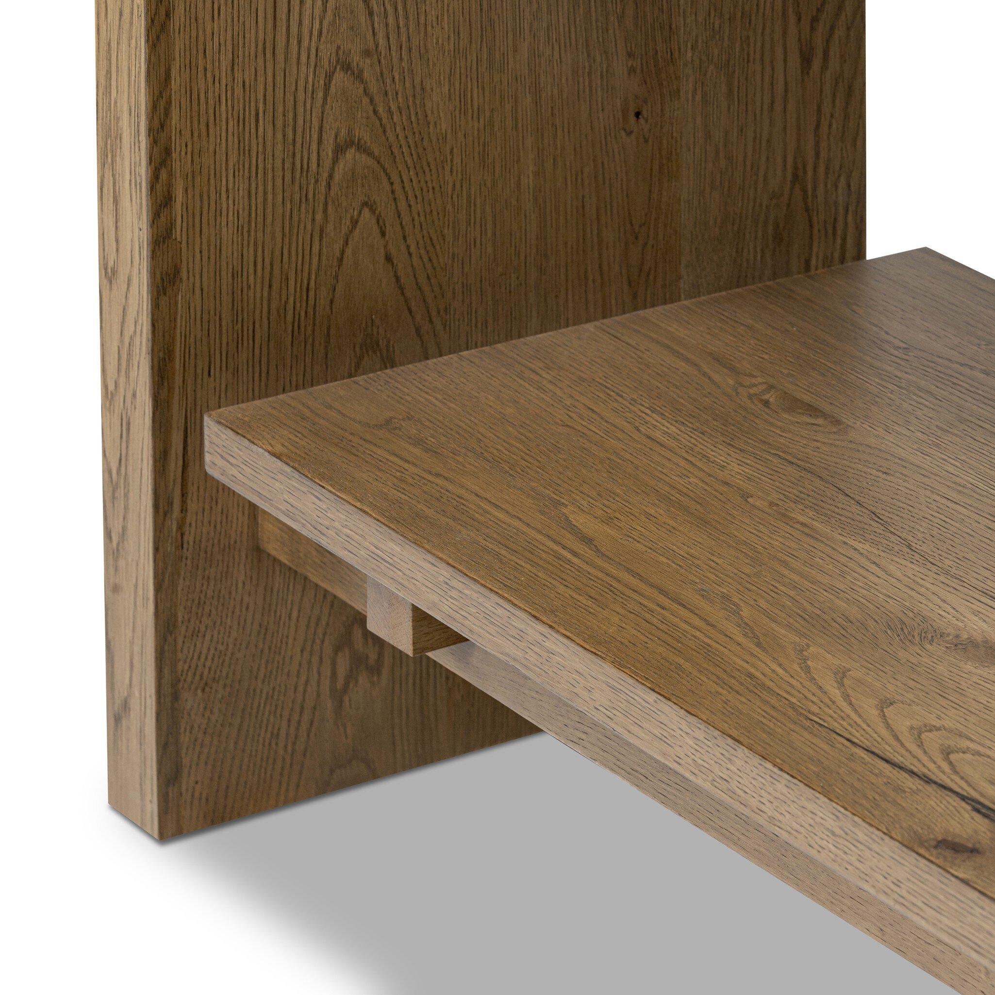 Theodore Bookcase - Rustic Amber Oak Veneer - Image 8