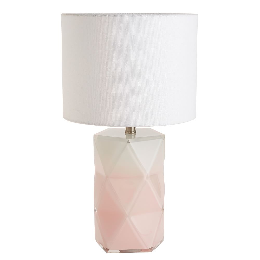 Ombre Prism Table Lamp, Blush - Image 0