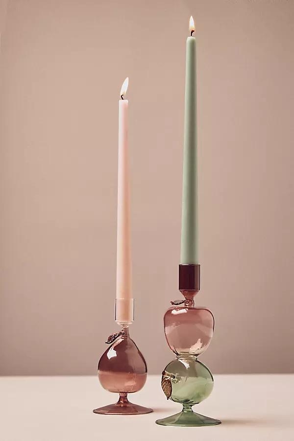 Harvest Fruit Icon Glass Candle Holder - Image 0
