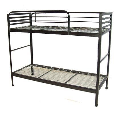 30" X 75" Angle Steel Bunk Bed With 2 Guardrails - Image 0