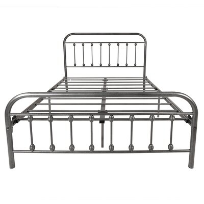 FULL Metal Platform Bed Frame,Gray - Image 0
