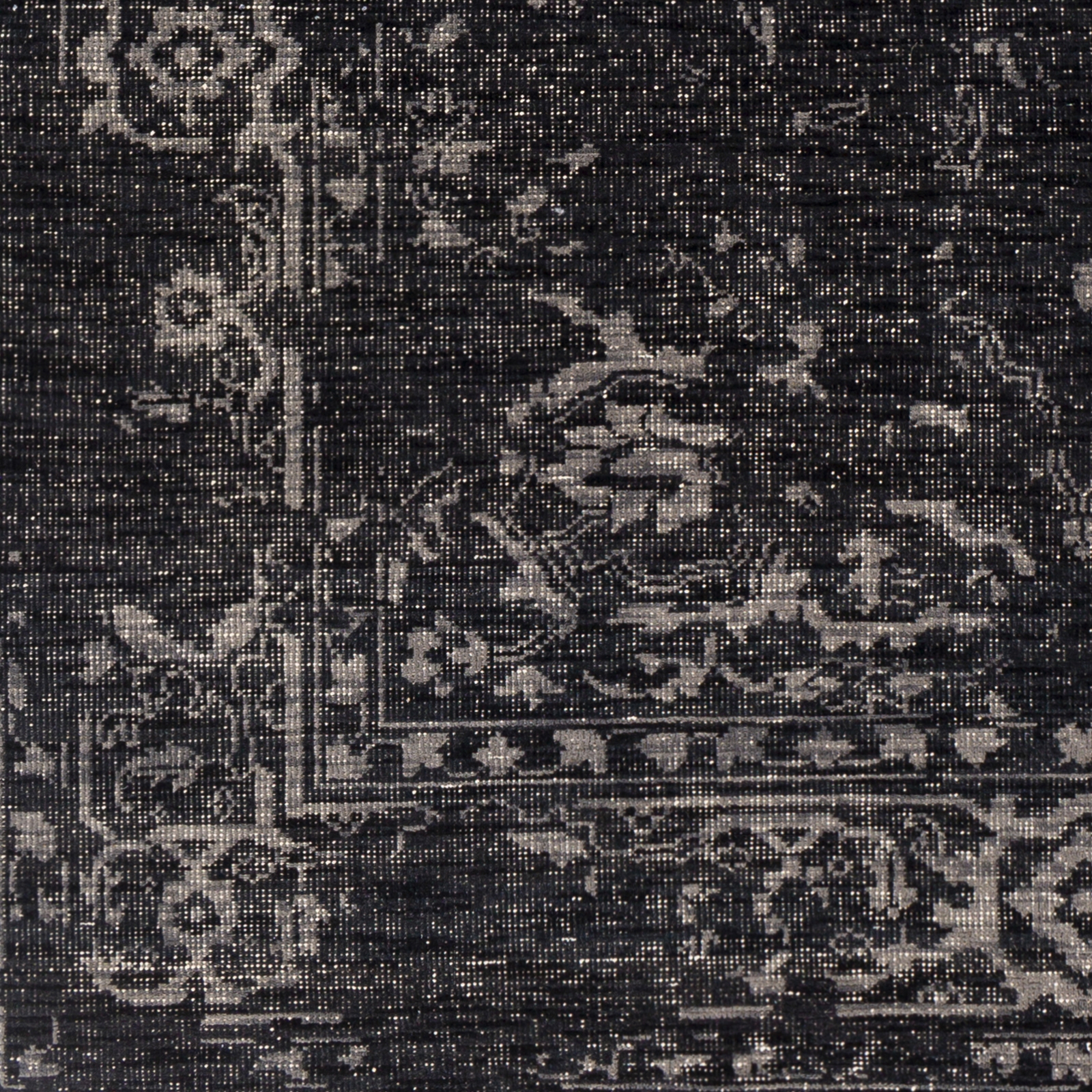 Festival Black Indoor 9' x 13' Handmade Rug - Image 3