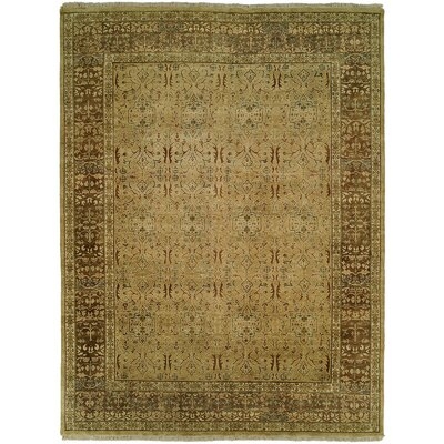 Mcmullin Oriental Hand Knotted Wool Tan/Brown Area Rug - Image 0