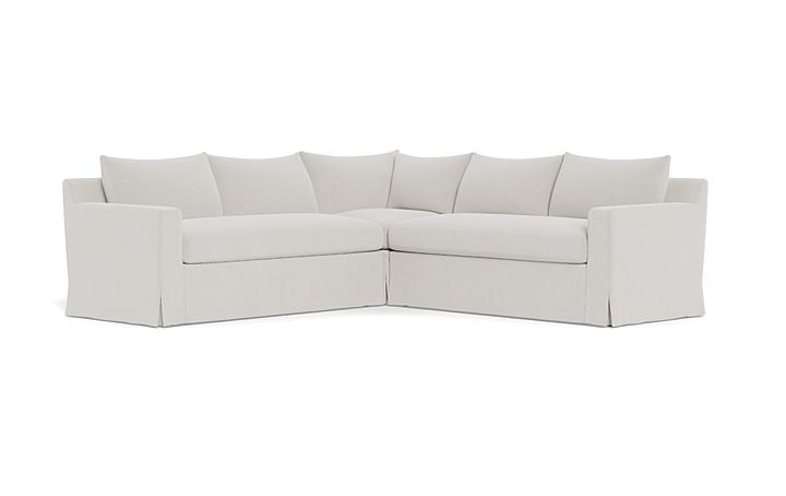 Sloan Slipcovered Corner 4-Seat Sectional Sofa - Image 1
