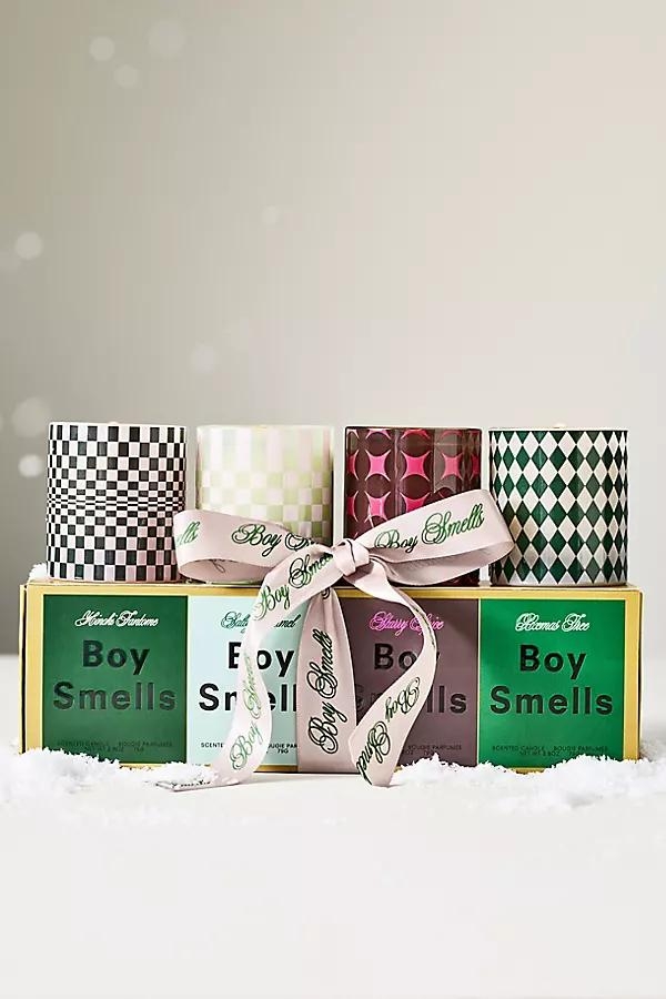 Holiday Votive Glass Candles, Set of 4 - Image 0