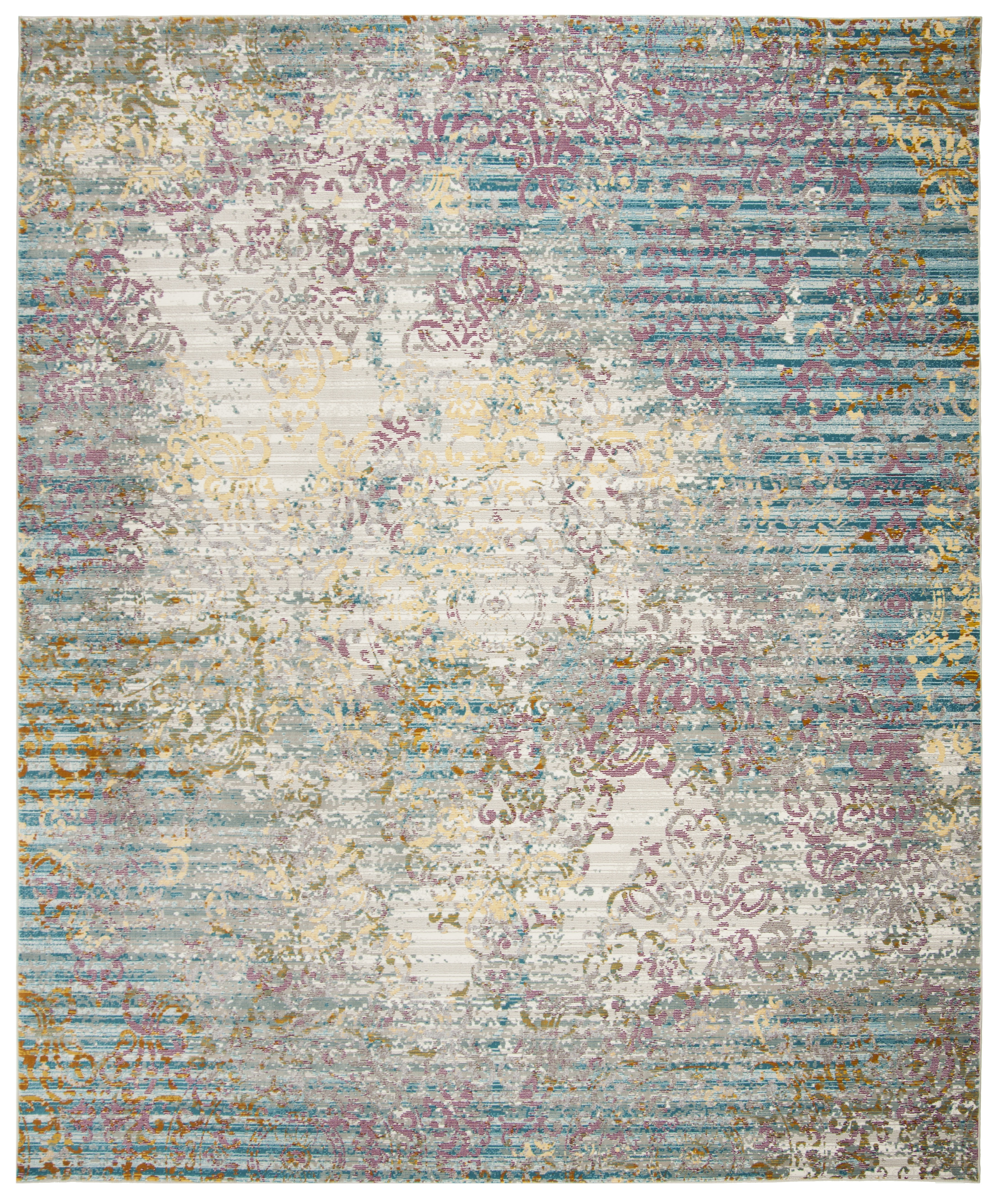 Arlo Home Woven Area Rug, ARA128C, Cream/Multi,  8' X 10' - Image 0