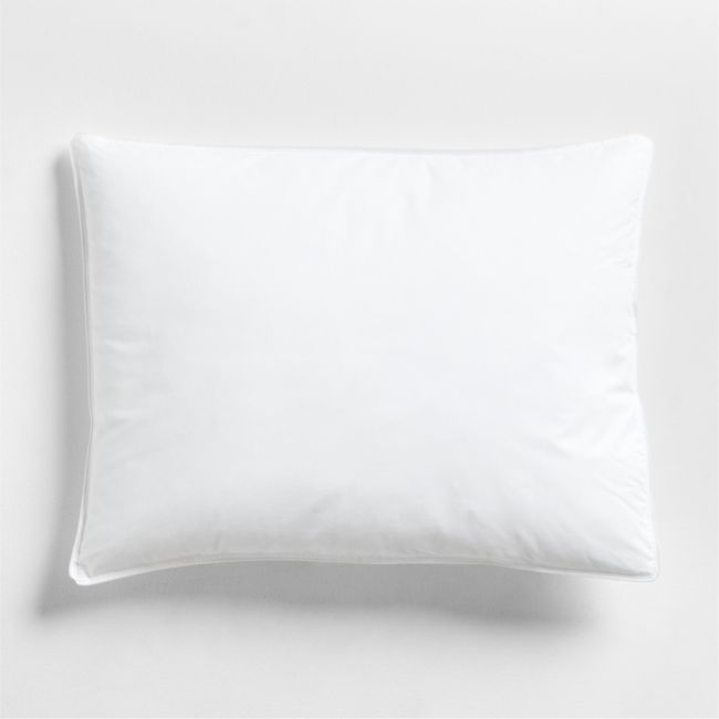 Premium Organic Cotton Down Medium Standard Bed Pillow - Image 0