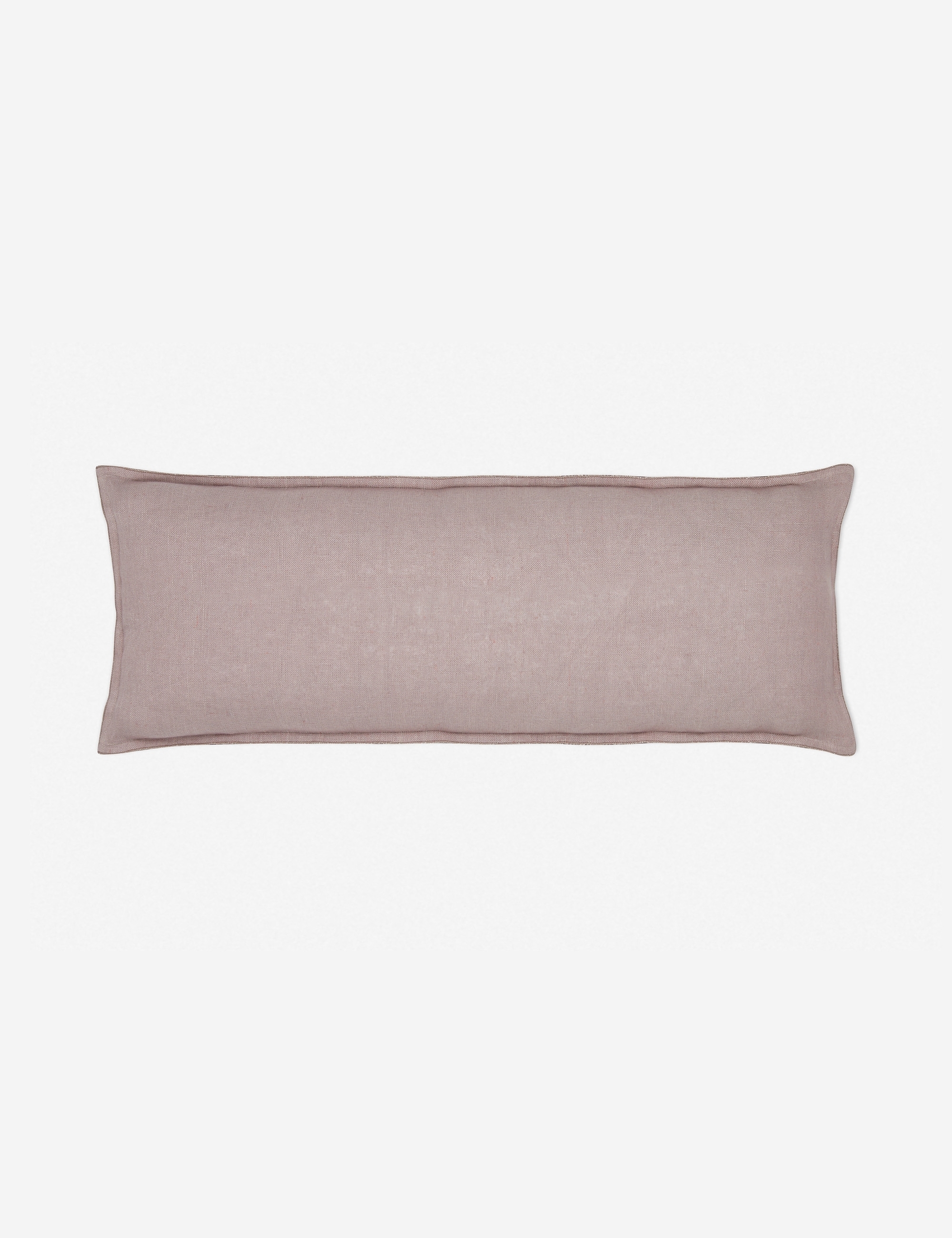 Arlo Linen Long Lumbar Pillow, Dark Natural - Image 0