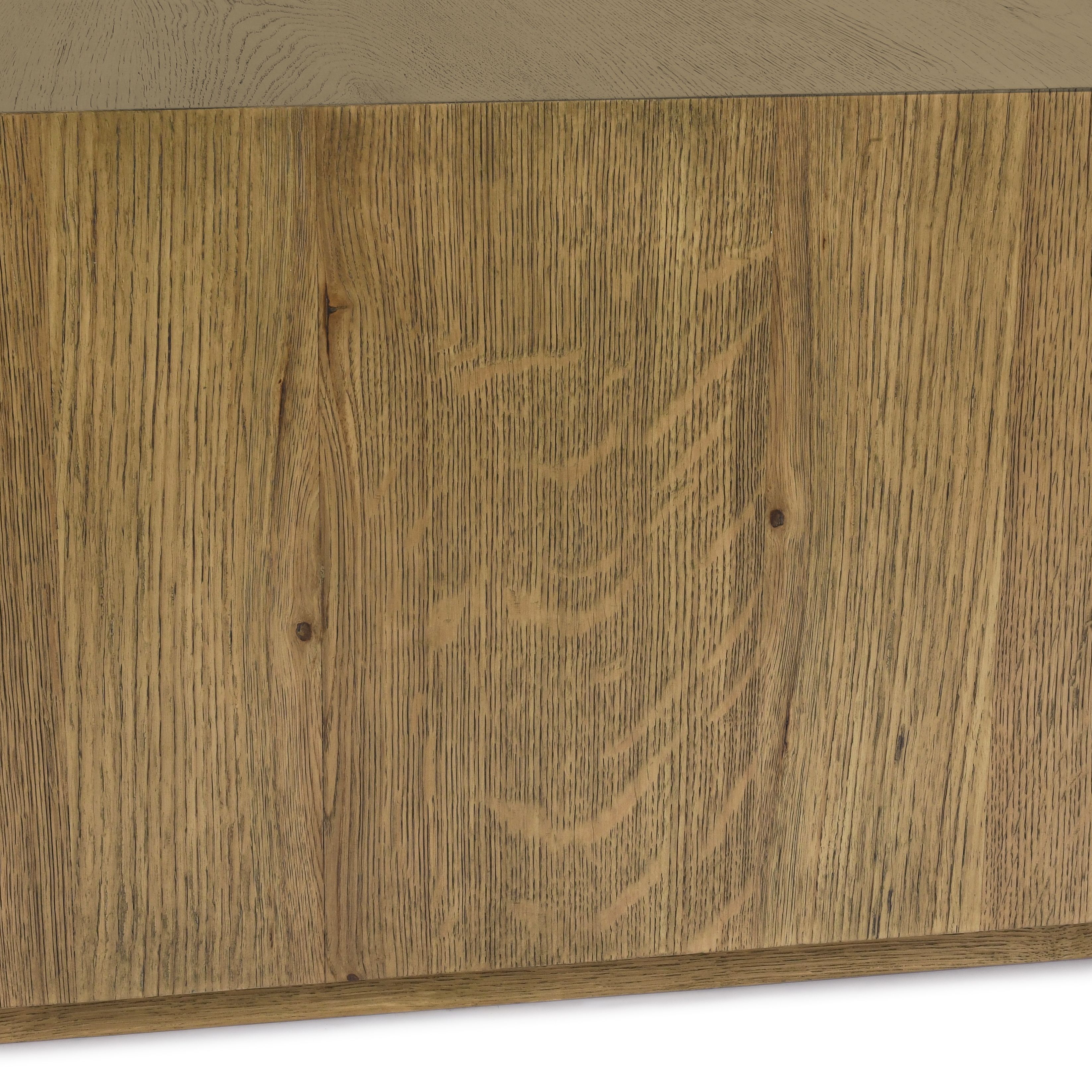 Layne 42" Square Coffee Table w/Casters Light Brown - Image 3