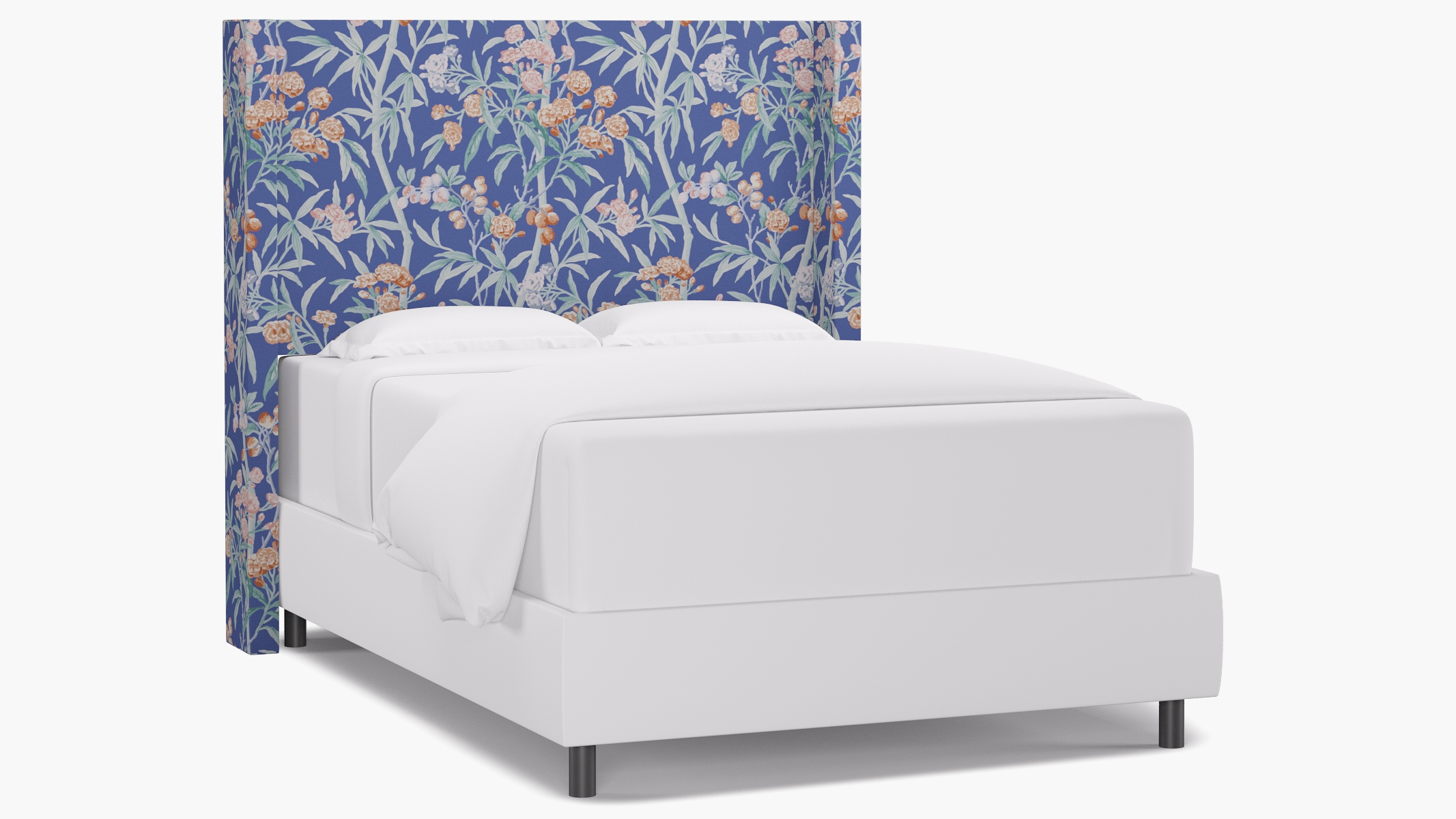 Modern Wingback Headboard, Lapis Lanai, Full - Image 0
