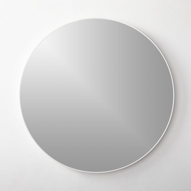 Infinity Round White Mirror 24" - Image 0