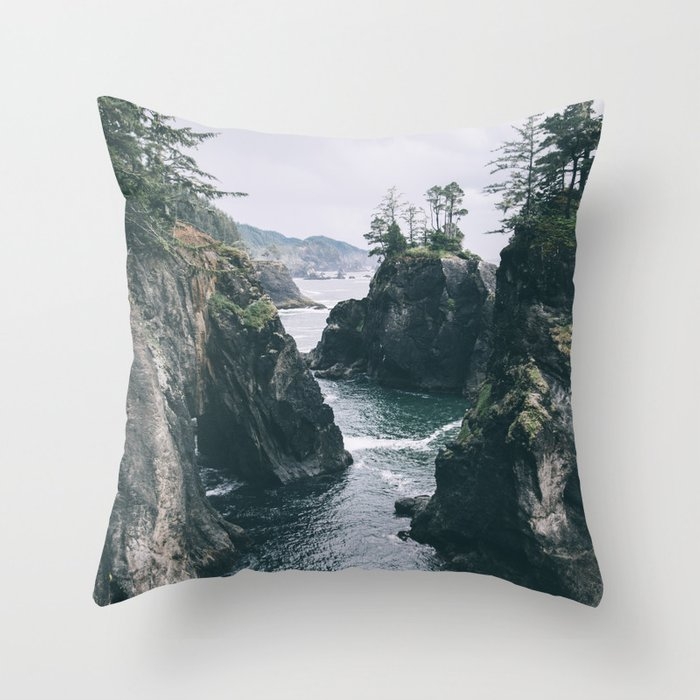 Samuel H. Boardman Throw Pillow by Hannah Kemp - Cover (20" x 20") With Pillow Insert - Outdoor Pillow - Image 0