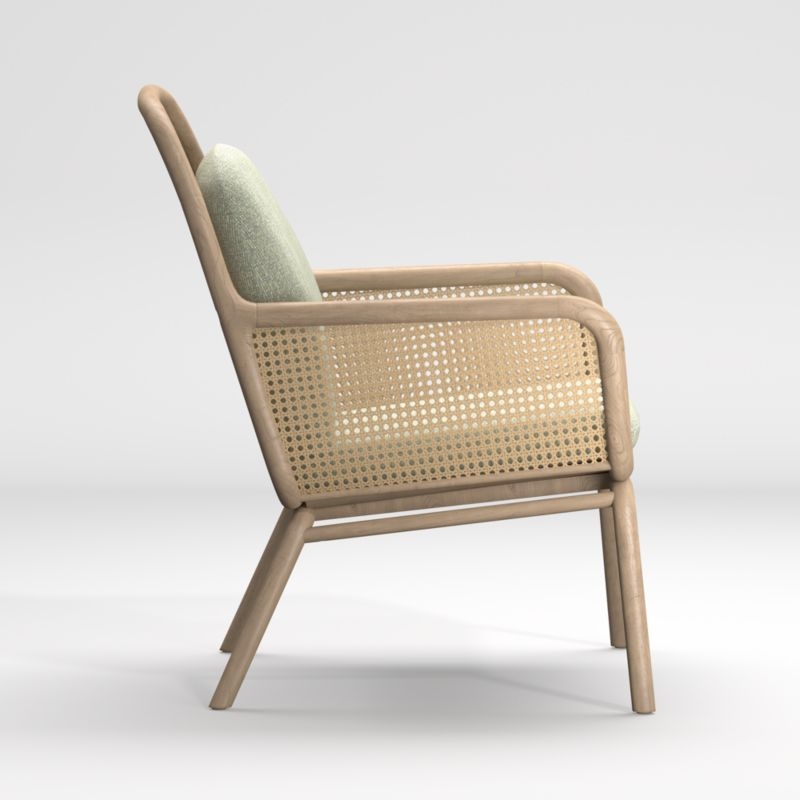 Verne Rattan Chair with Cushion - Image 5