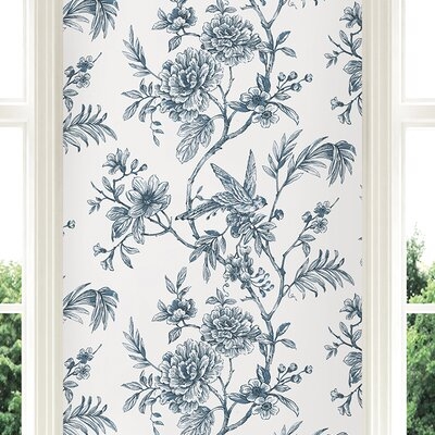 Melvin Floral Trail 33' L x 20.5" W Smooth Wallpaper Roll - Image 0