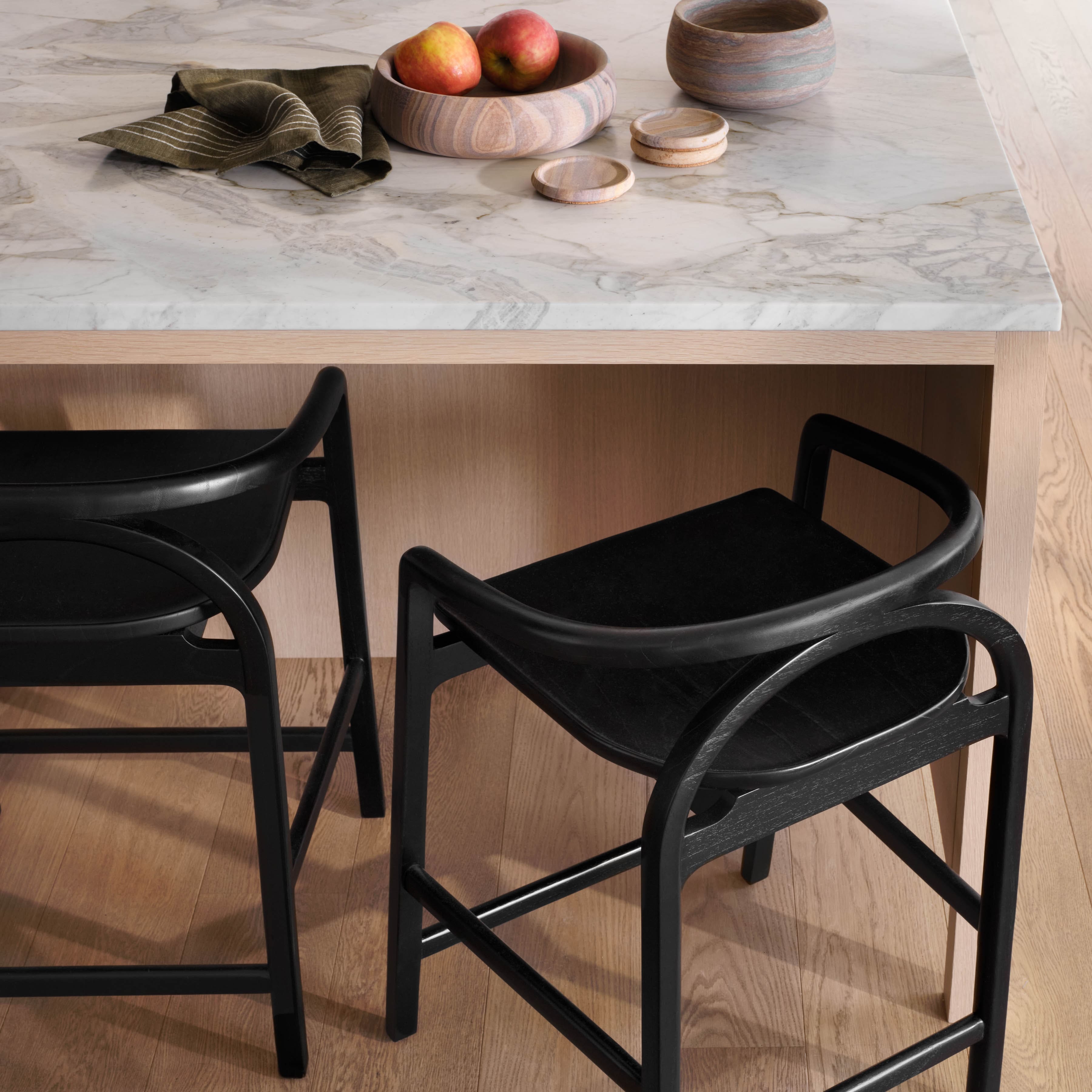 The Citizenry Meru Counter Stool | Black - Image 3