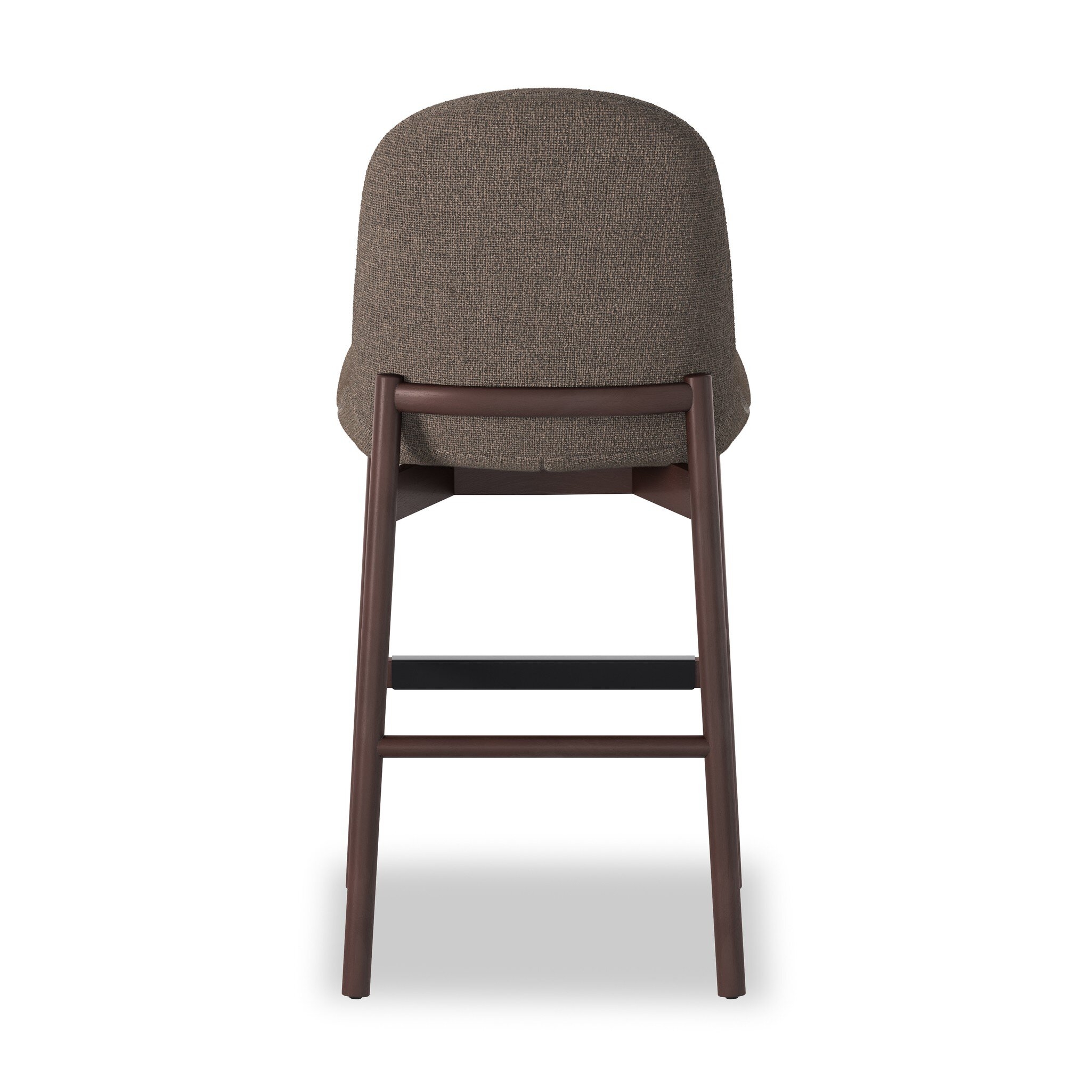 Sora Armless Bar + Counter Stool - Gibson Mink - Image 9