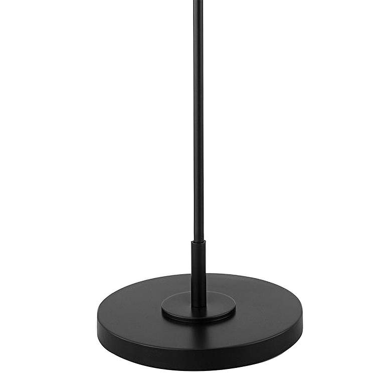Lite Source Orea 64" Black Finish Offset Arm Modern Floor Lamp - Image 3