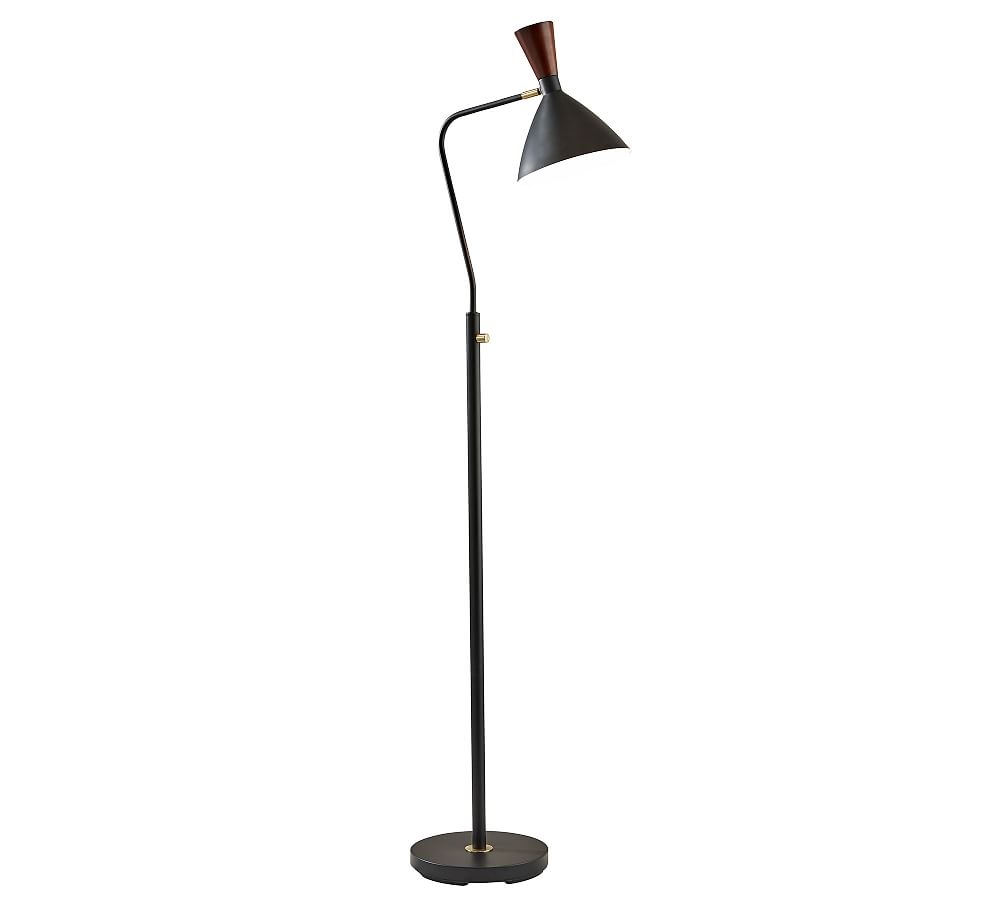 Ravenna Metal Floor Lamp, Black - Image 0