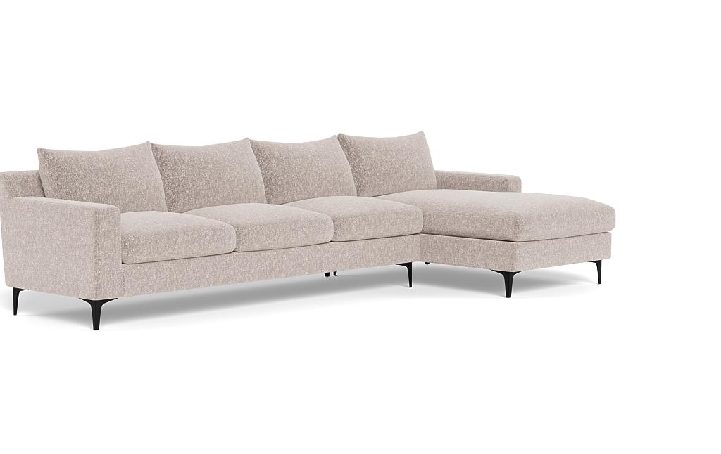 Sloan 4-Seat Right Chaise Sectional - Image 1
