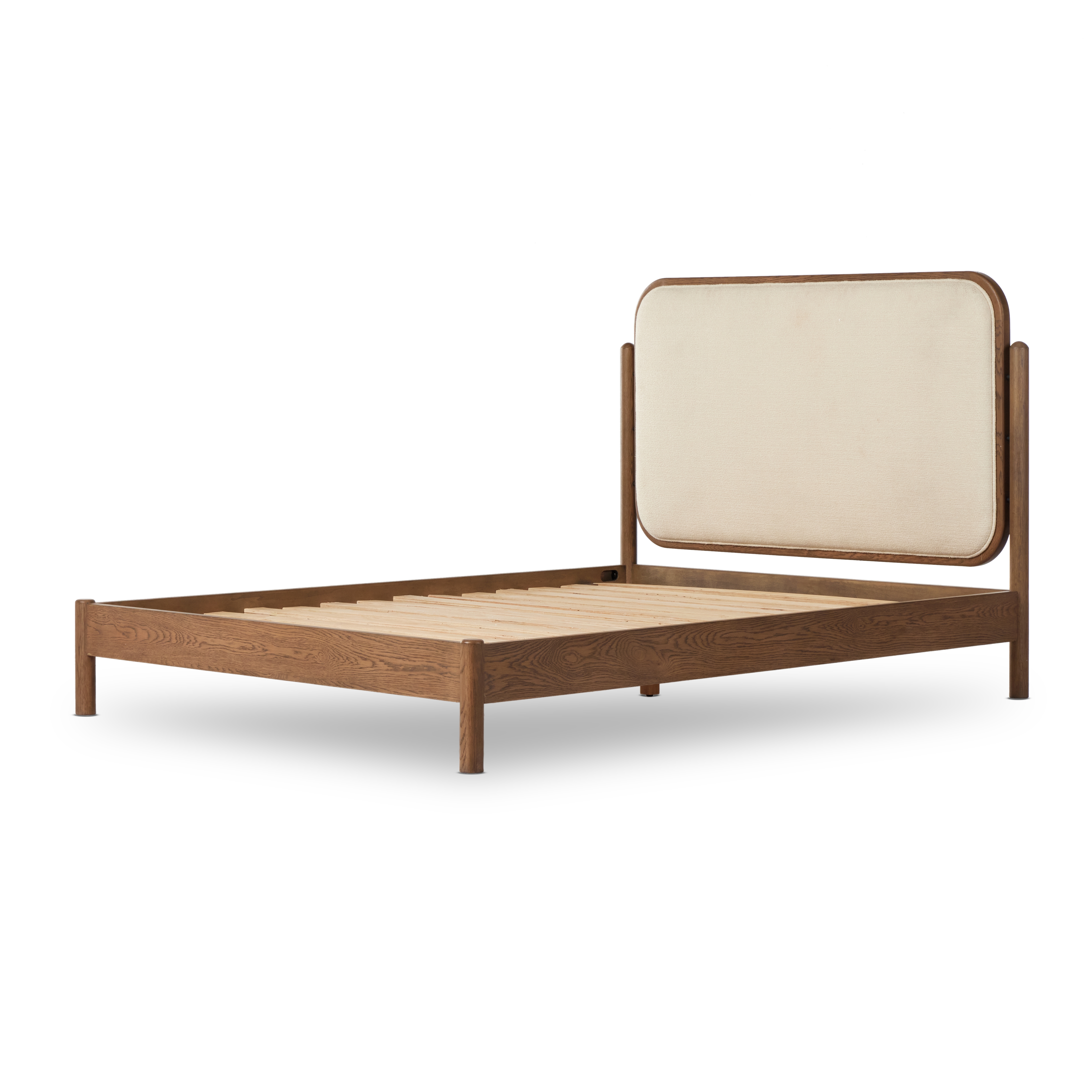 Caroline Bed-Smoked Oak-Queen - Image 2