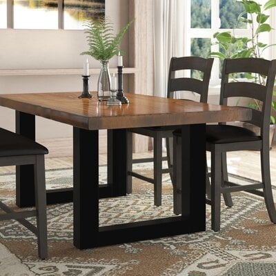 Timberlane 40" Rubber Wood and Solid Wood Dining Table - Image 0