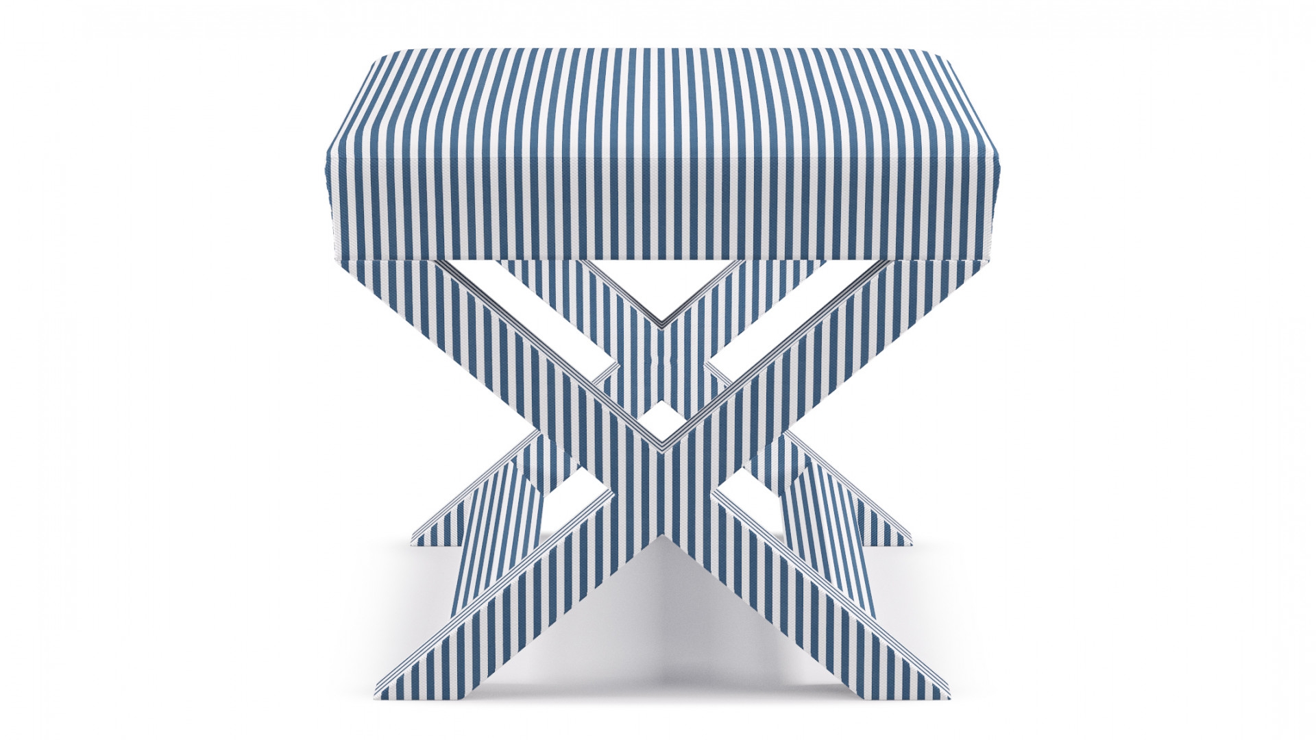 X bench | Azul Ticking Stripe - Image 0