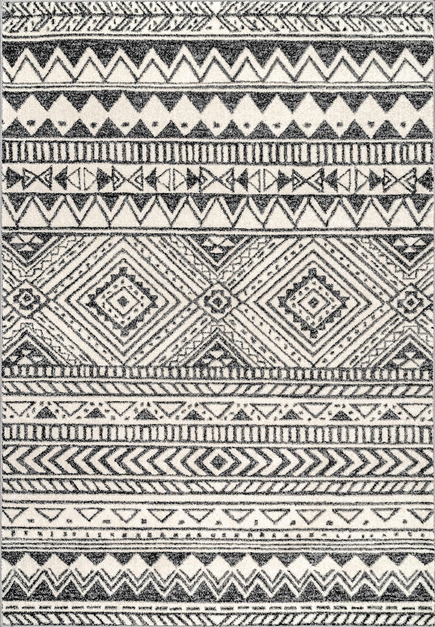 Transitional Tribal Becky Area Rug - Image 1