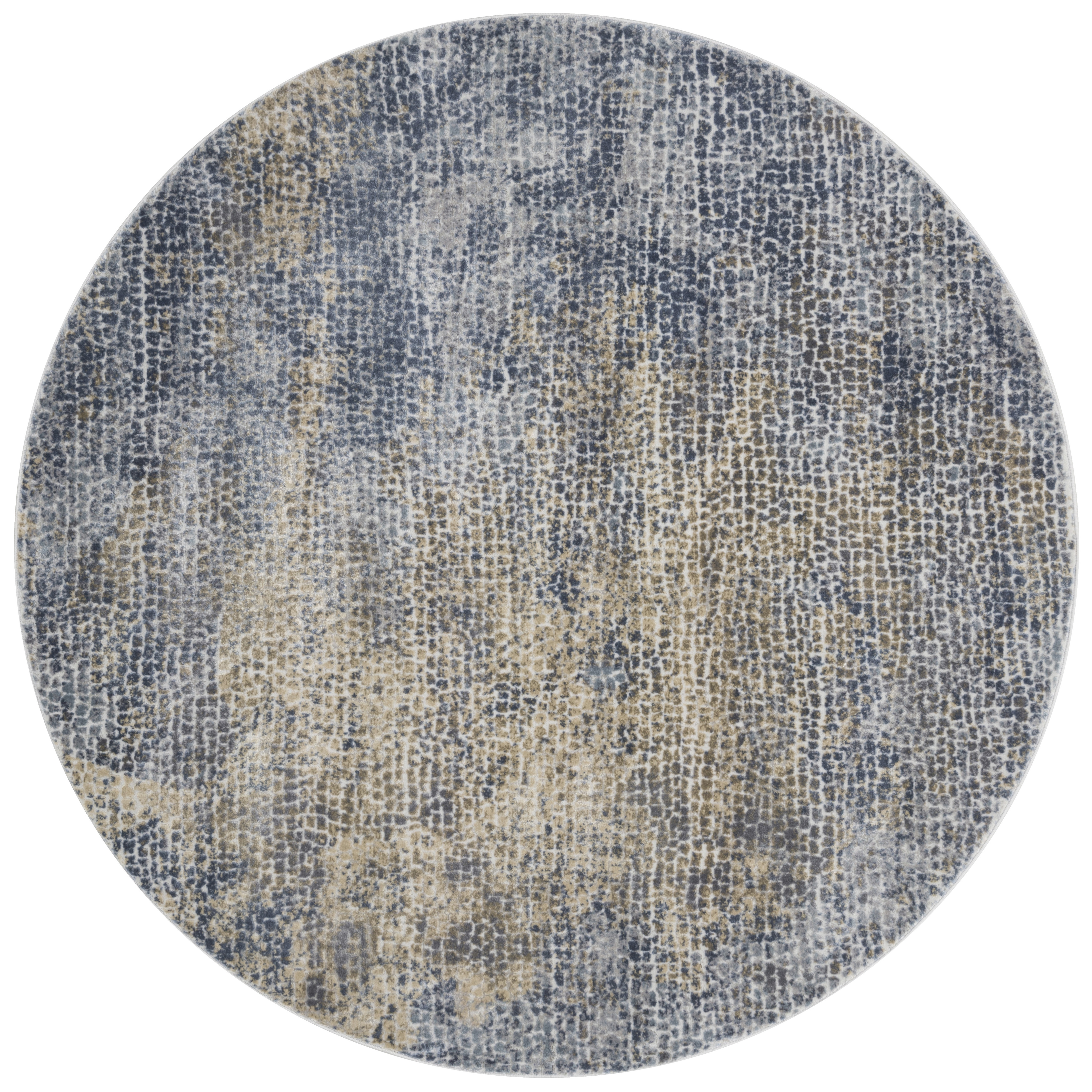 Loloi Patina PJ-05 Ocean / Gold 7'-10" x 7'-10" Round - Image 3