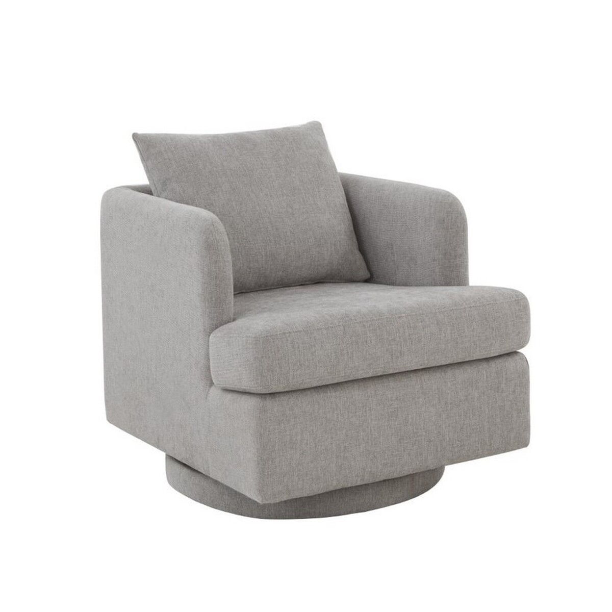Abbelina Swivel Accent Chair - Grey - Image 5