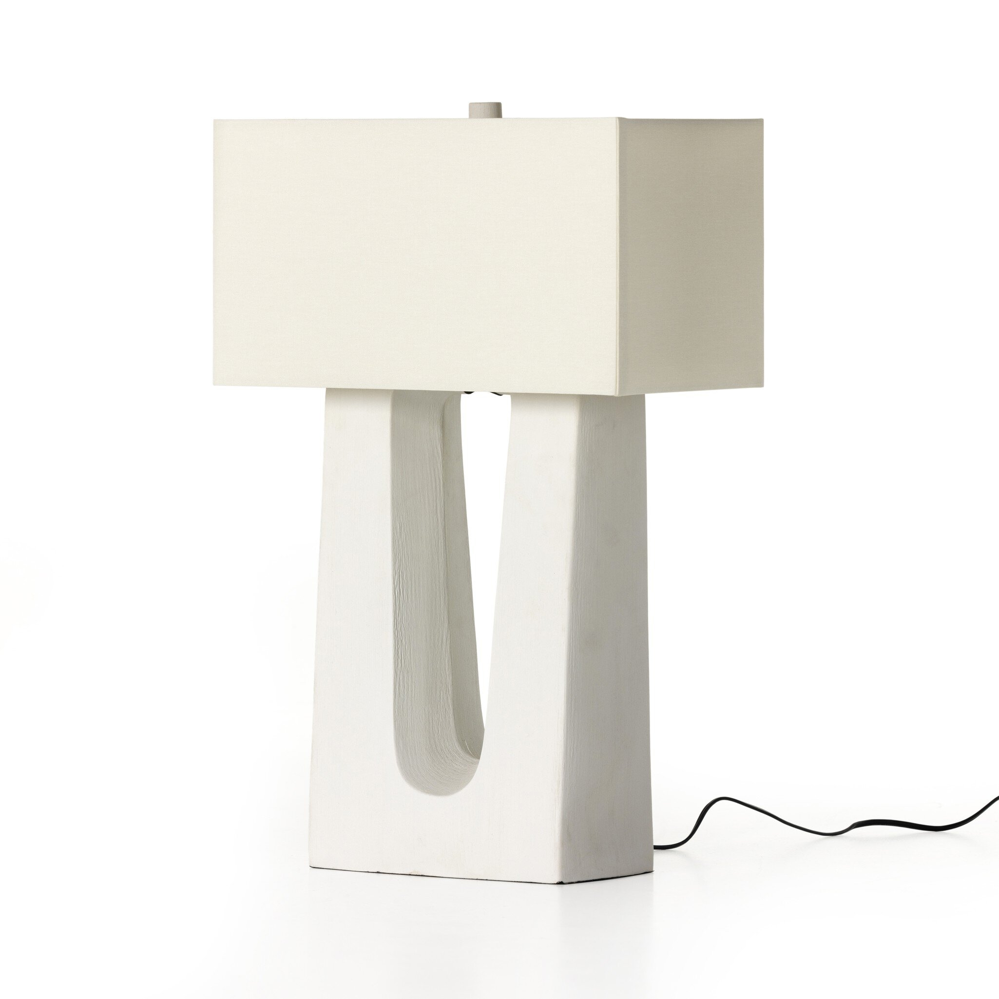 Cuit Table Lamp - Matte White Porcelain Ceramic - Image 5
