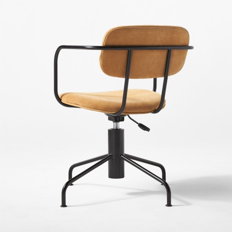 Nyle Suede Office Chair - Image 4