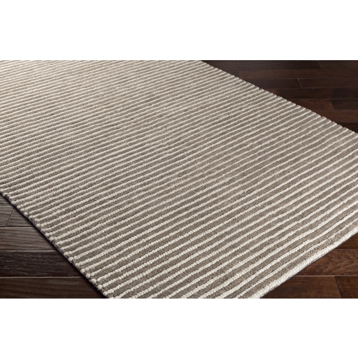 Felix Brown Indoor 4' x 6' Handmade Rug - Image 1